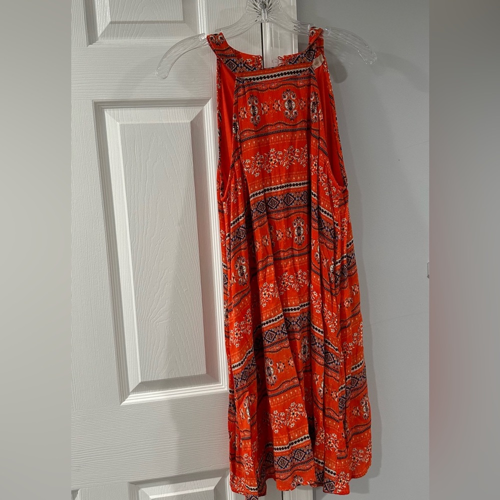 Altar’d State Orange high neck dress